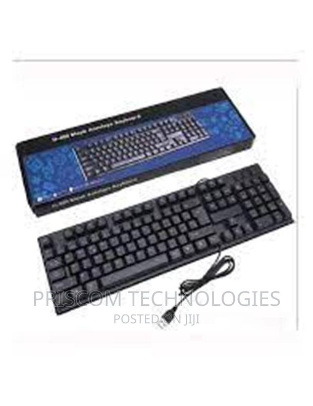 TJ-818 Black Antelope Keyboard for Computer Desktop, Keyboar - main view