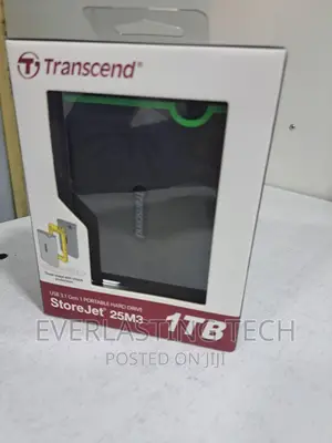 Transcend 1tb Usb 3.1 Storejet 25m3 Portable Hard Drive