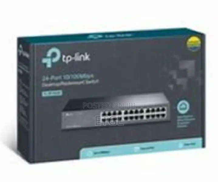 ,Tp-Link 24-Port 10/100mbps Desktop Switch Tplink-Tl-Sf1024d
