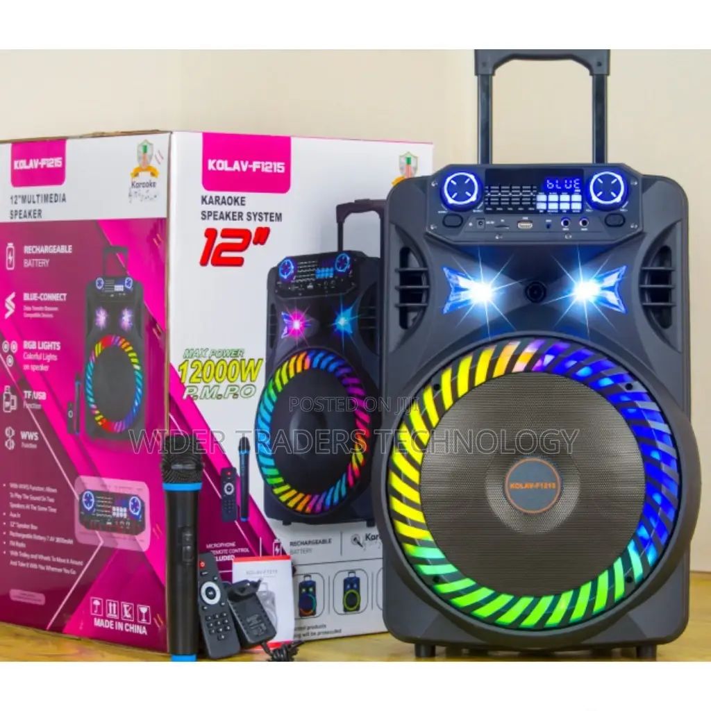 KOLAV-F1215 12 Inches Pa System Speaker Party Bluetooth