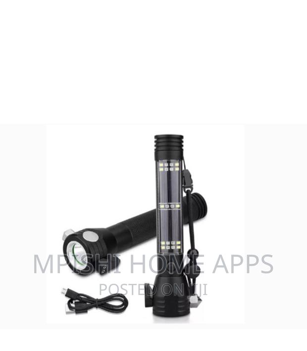 Multi-function Solar LED Flashlight - main view