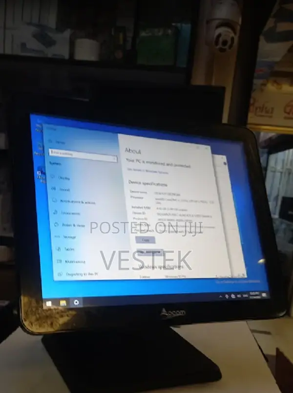 New POS All in One POS Touch Terminal I3 4gb Ram 256ssd