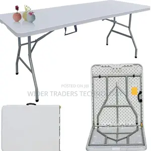 Strong Foldable Table in Plastic Length 1.8m Capacity 130kg