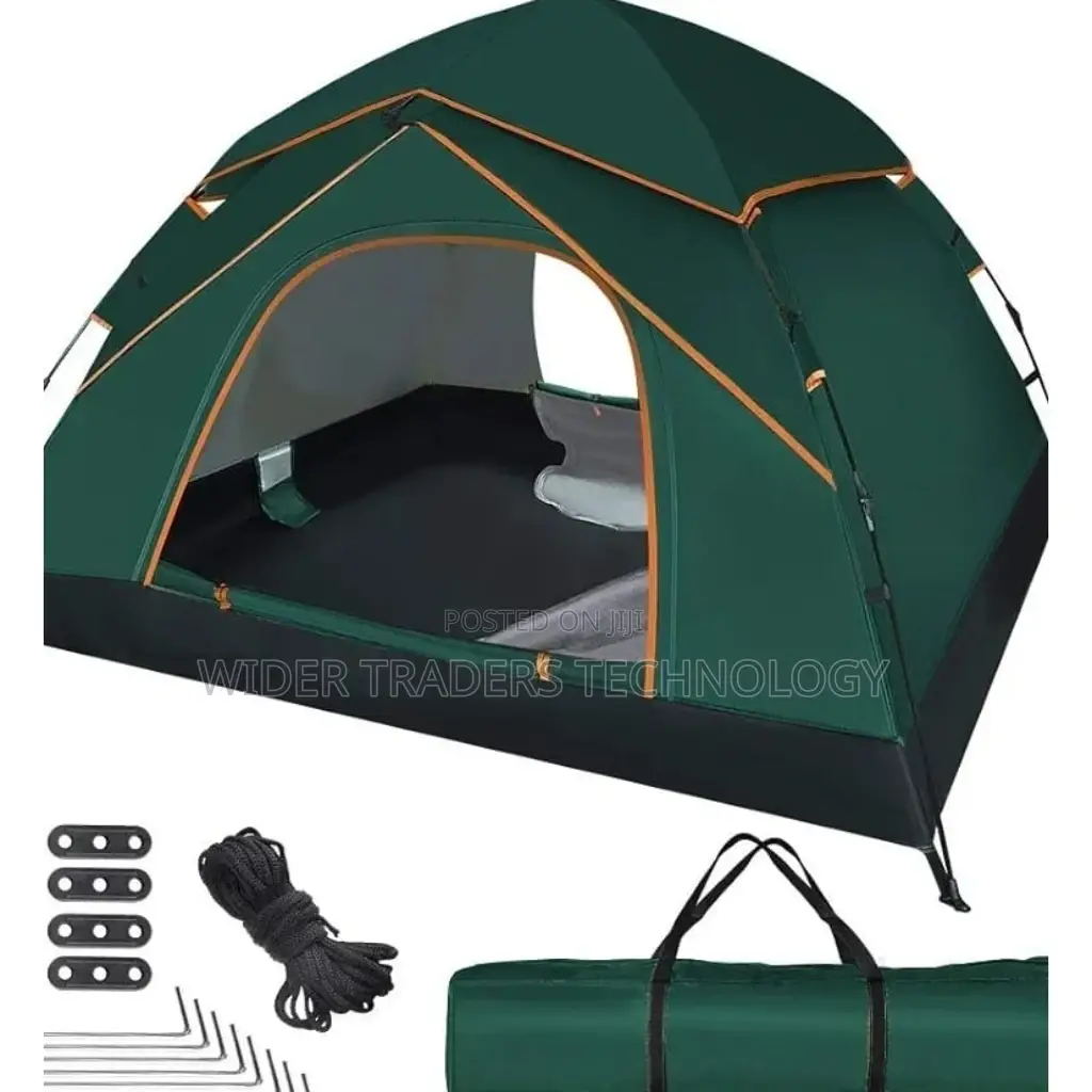 Outdoor Camping Tent for 2-4 People Green