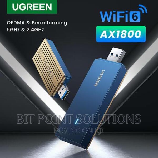 Ugreen Ax1800 Dual-Band Wireless Adapter (Wifi 6)
