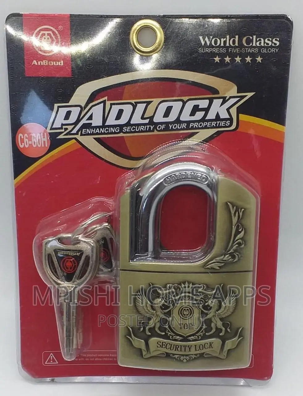 World Class Padlock C6-60h