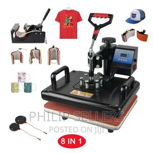 8 in 1 Sublimation Heat Press Machine Manual Machine for T S - thumbnail 2