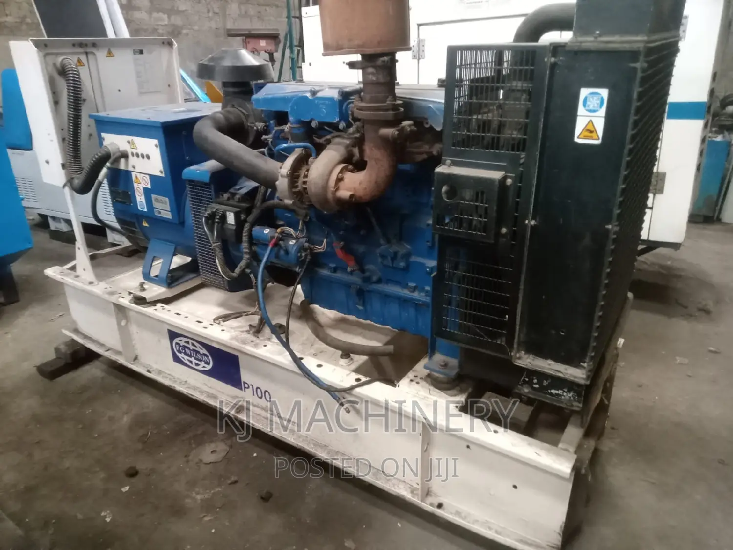 100 Kilovolts Amperes PERKINS Open Set Generator