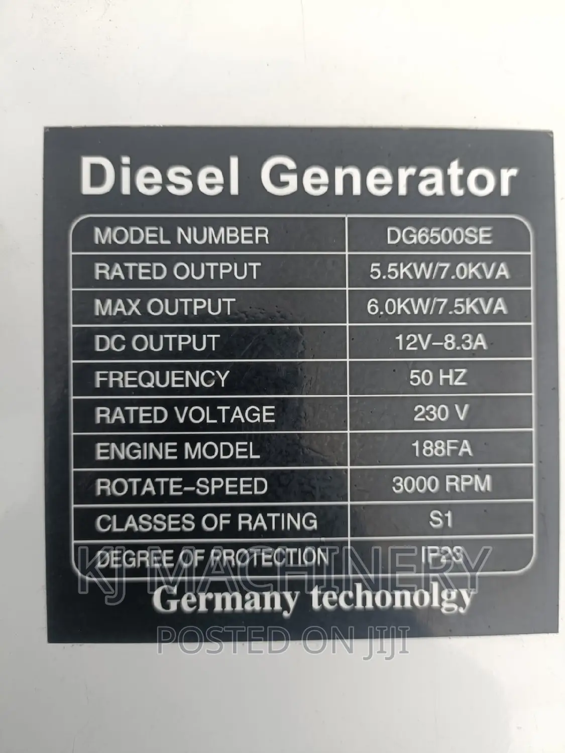 GIRASOL Diesel Silent Generator With ATS -Quality Machinery