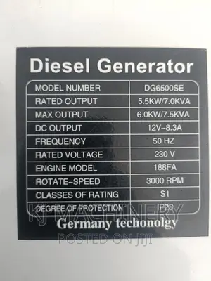 GIRASOL Diesel Silent Generator With ATS -Quality Machinery