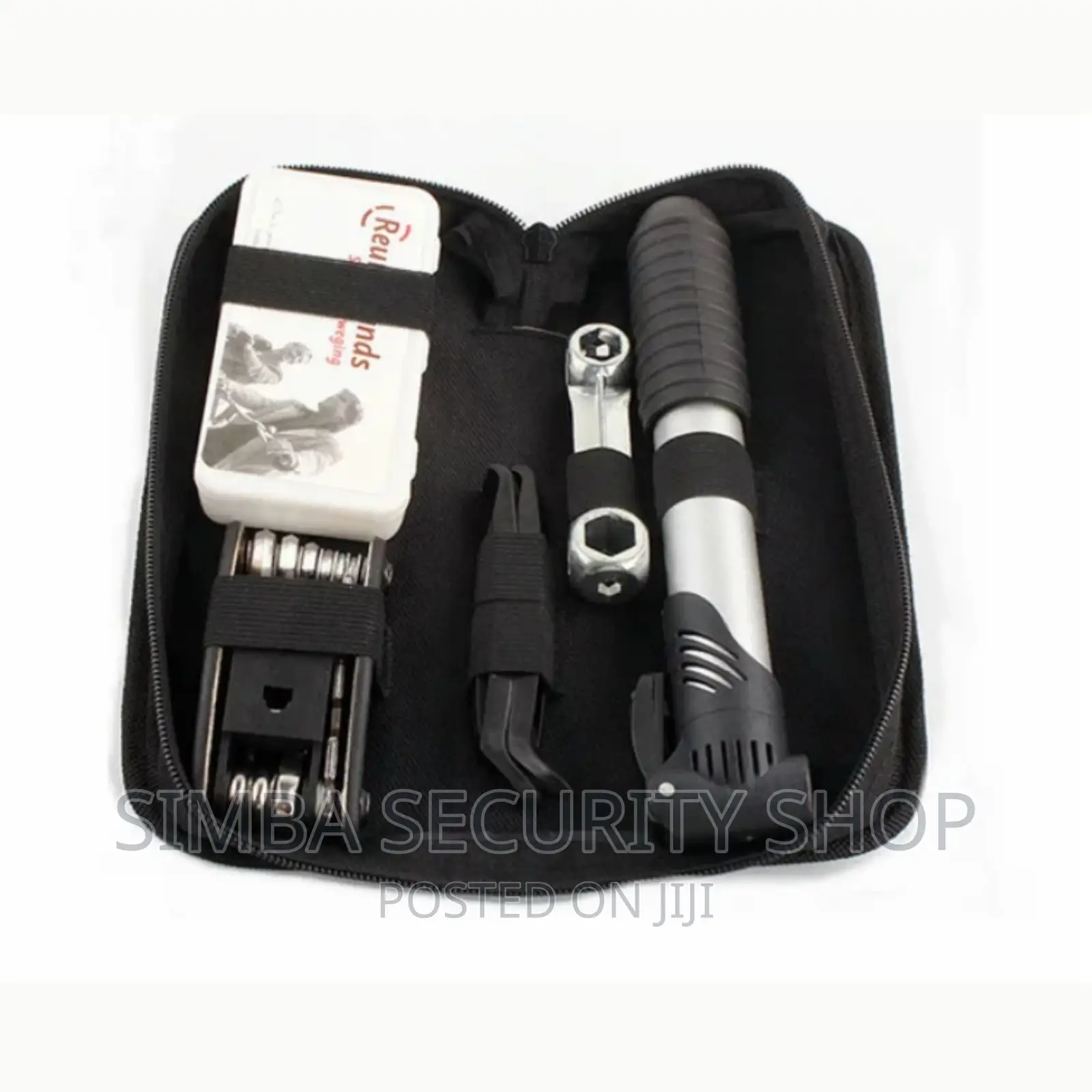 Bicycle Tire Repair Tool Kit Set Bike Saddle Bag Multitool