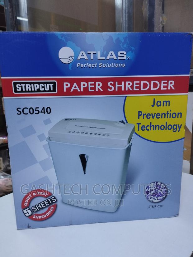 Atlas Paper Shredder Sc 0540 5 Sheet.^° Sc0540 Shredder