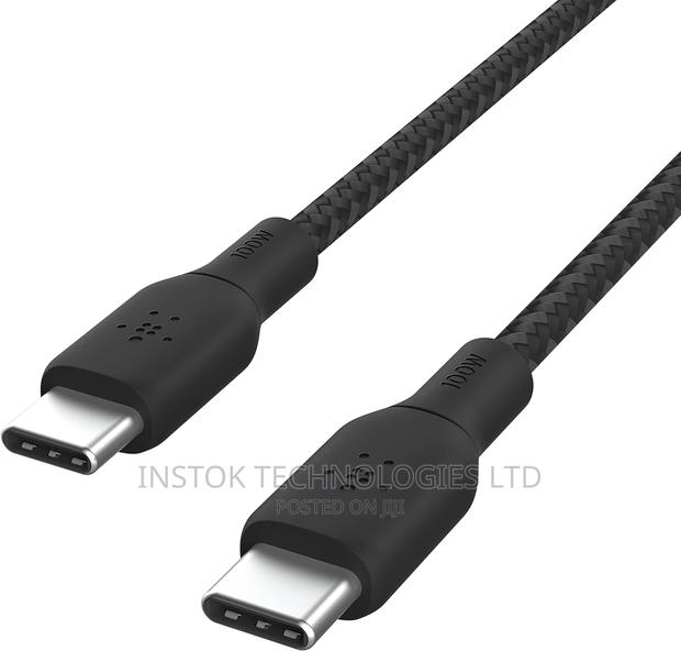 Belkin USB Type C to C Braided Cable 100W 2M - thumbnail 2