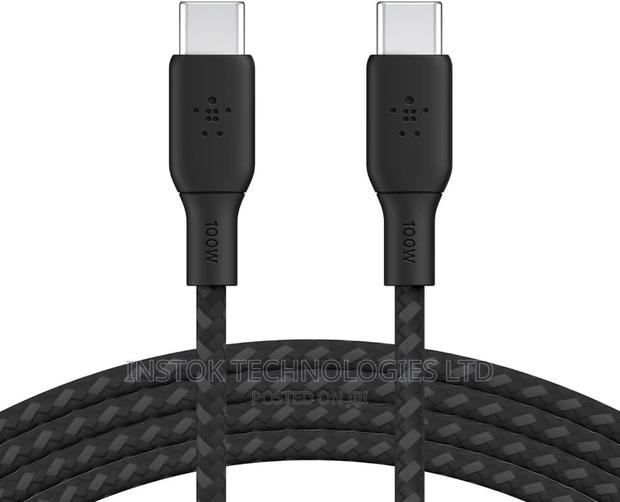 Belkin USB Type C to C Braided Cable 100W 2M