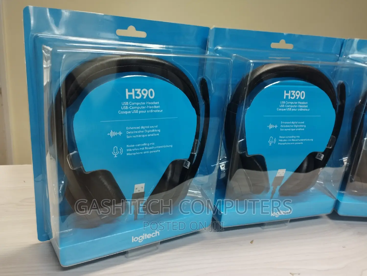 Logitech Usb Headset H390 With Noise Cancelling Mic