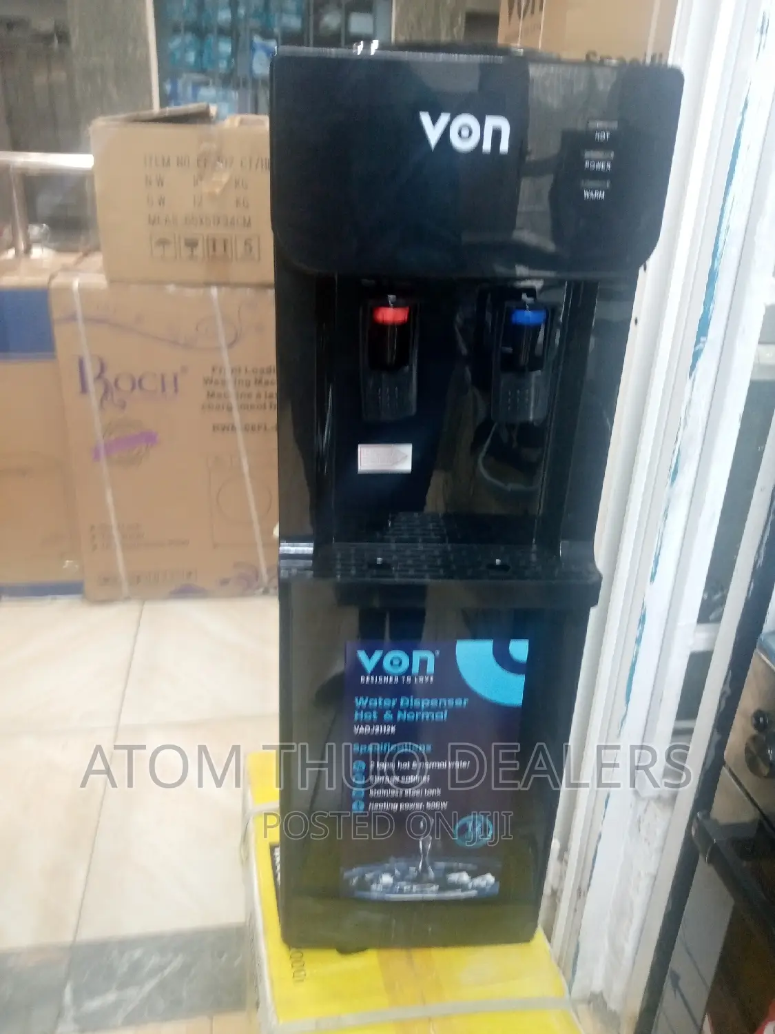Black Von Hot and Normal Dispenser