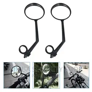 2 Pieces Bike Rear View Mirror Bicycle Motorbike Back Side