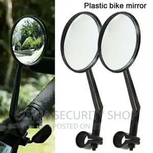 2 Pieces Bike Rear View Mirror Bicycle Motorbike Back Side