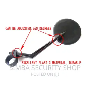 2 Pieces Bike Rear View Mirror Bicycle Motorbike Back Side