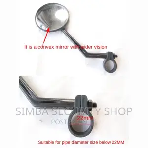 2 Pieces Bike Rear View Mirror Bicycle Motorbike Back Side