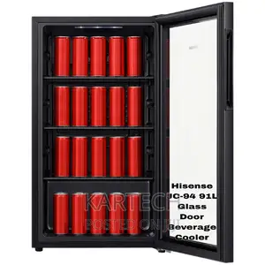 91L Hisense JC-94 Glass Door Beverage Cooler