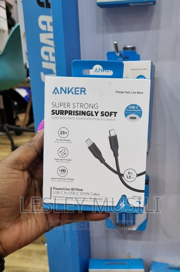 Anker Powerline III Flow C to Usb C 1.8M (6-Ft) - - thumbnail 2