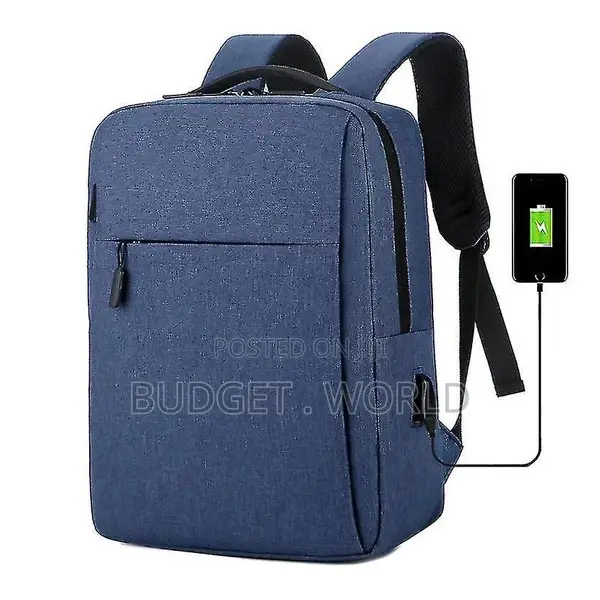 Unisex Laptop Backpack With Usb Charging for College Office#