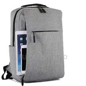 At Business Casual Smart Travel 15.6" USB Laptop Bag - Grey