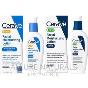 Cerave Am and Pm Facial Moisturizing Lotions With Sunscreen B