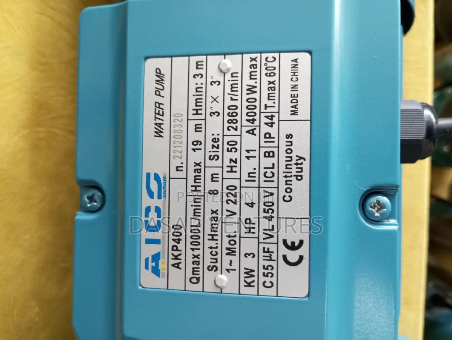 Akp 400 Booster Pump 4hp