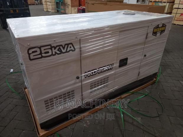 25kva Hisaki Diesel Generator With in-Built ATS - main view