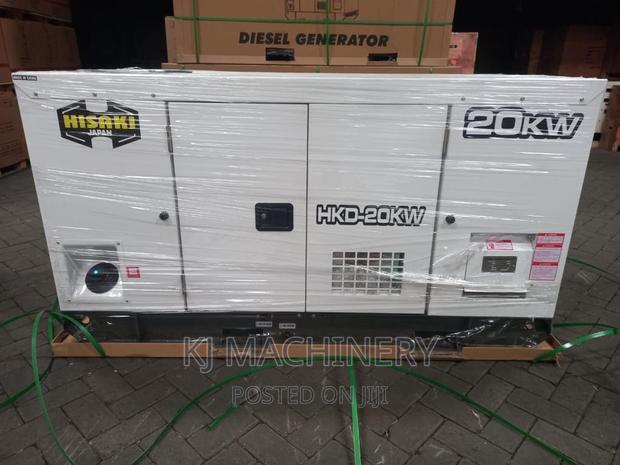 25kva Hisaki Diesel Generator With in-Built ATS - thumbnail 2