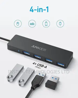 Anker USB-C to 4-Port USB 3.0 Data Hub USB-C OTG