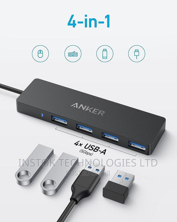 Anker USB-C to 4-Port USB 3.0 Data Hub USB-C OTG - thumbnail 3
