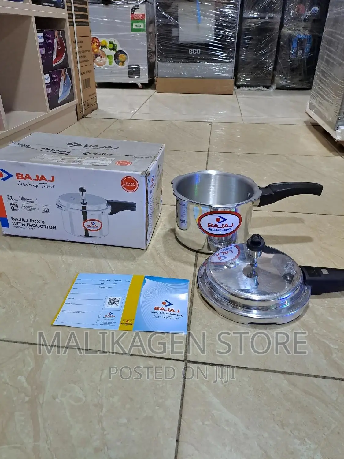 Bajaj Pressure Cooker Pure Aluminium 3L Induction Supported in Nairobi
