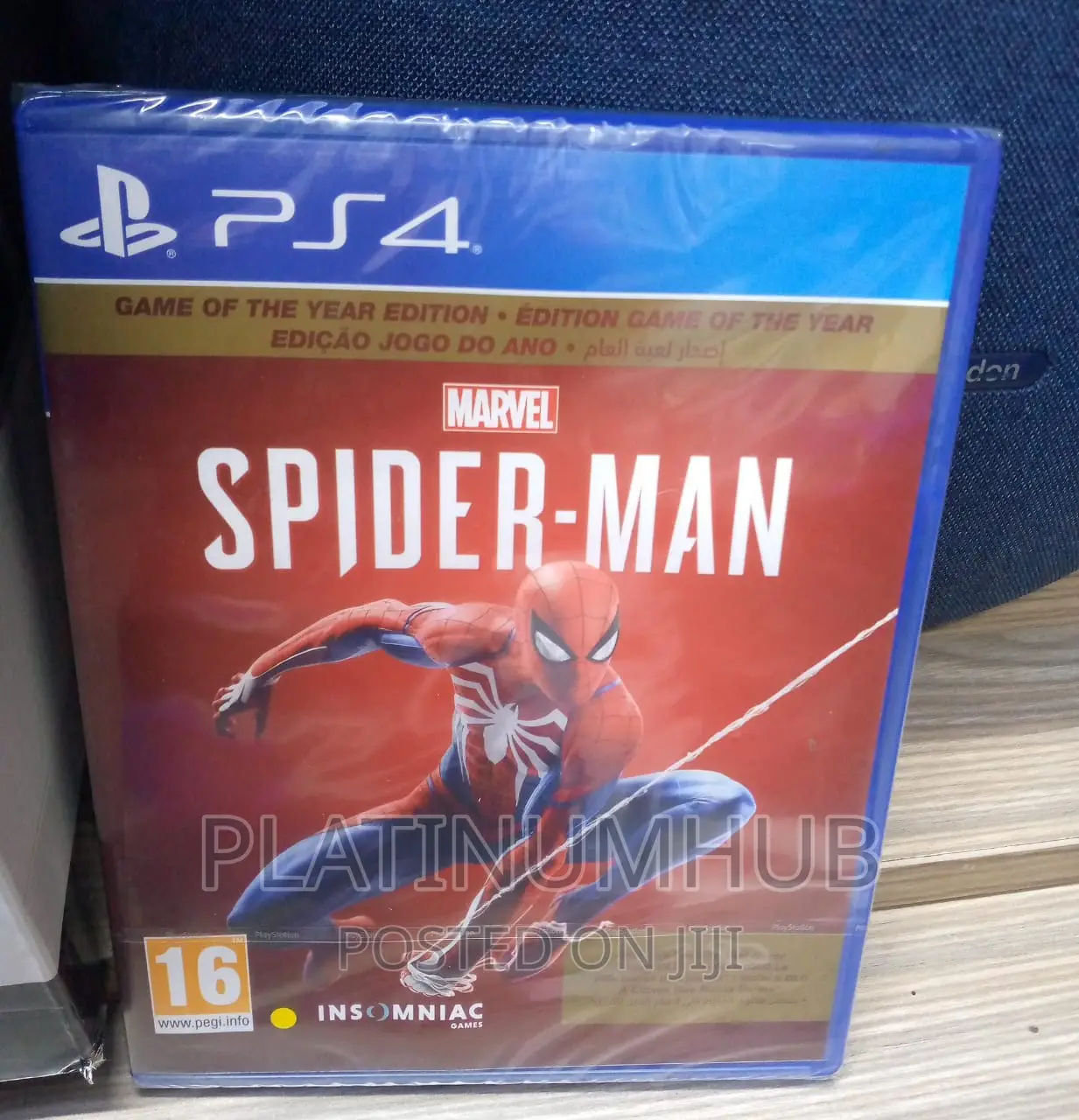 Play Station 4 Spider-Man Marvel