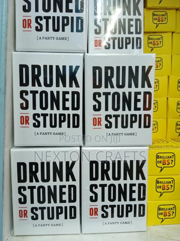 Drunk Stoned or Stupid Card Game - main view