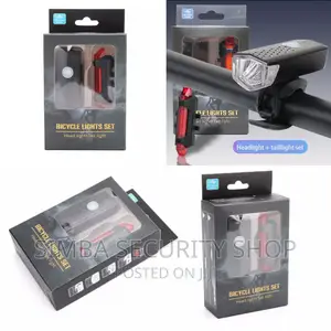 USB Rechargeable LED Bicycle Bike Front Rear Tail Lights