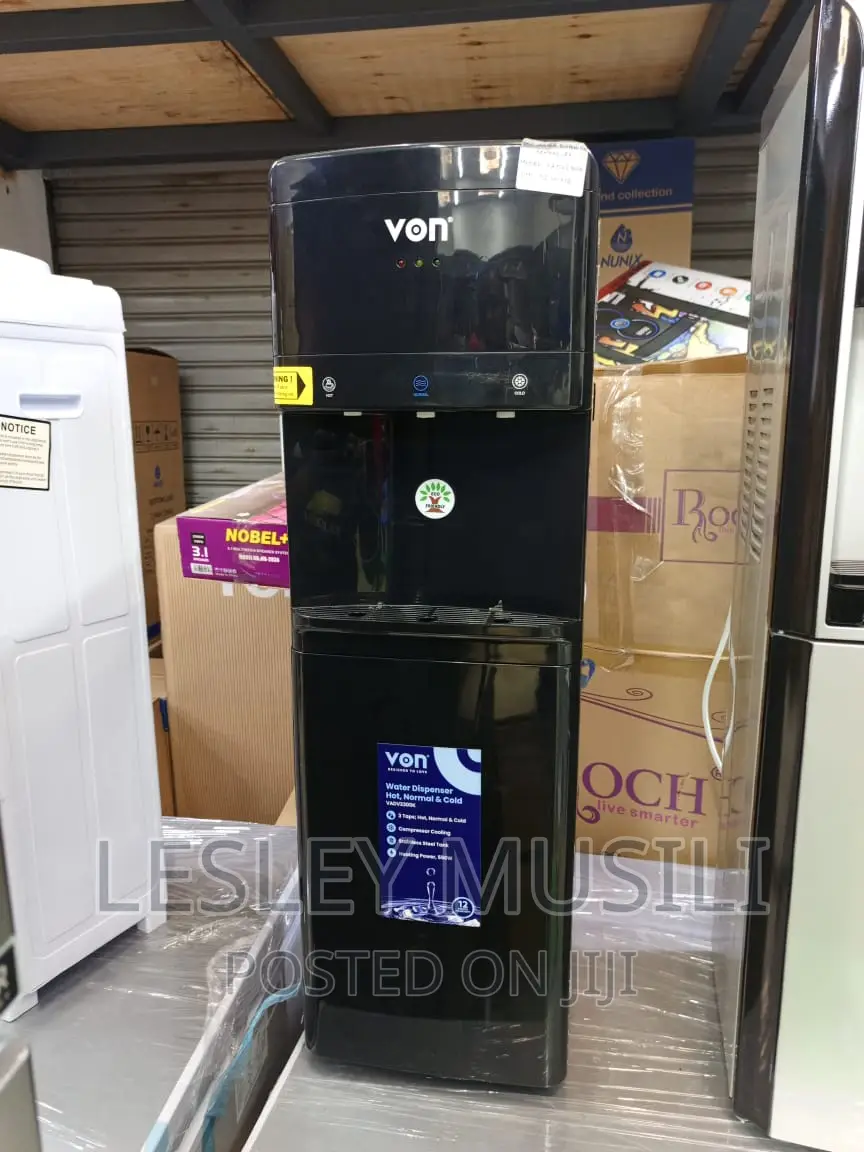 Von VADM2300K Water Dispenser Compressor Cooling - Black