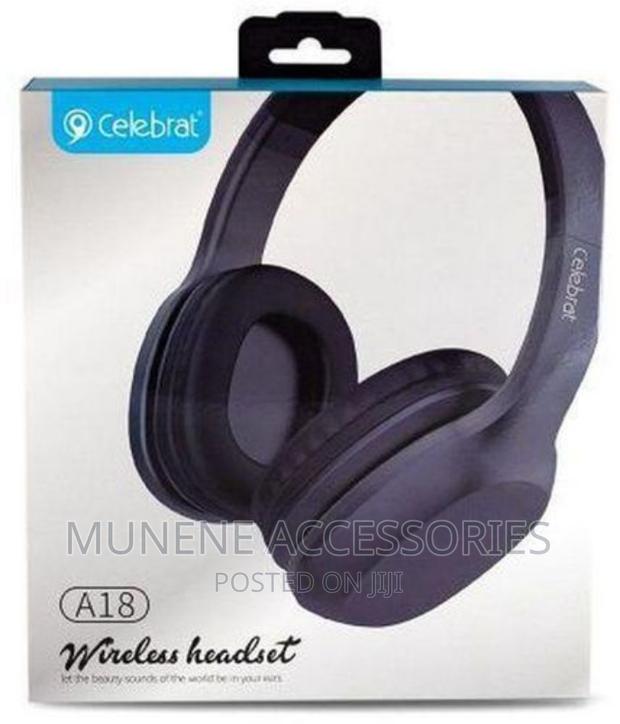 Celebrat A18 Wireless Wit Mic Extra Bass Bluetooth Headphone - main view