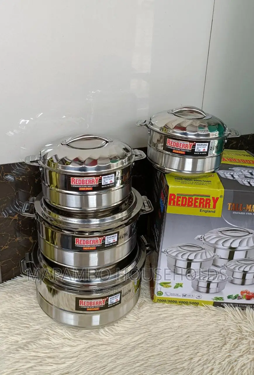 Stainless Steel Hotpot Set Serving Dishes Food Warmers in Nairobi