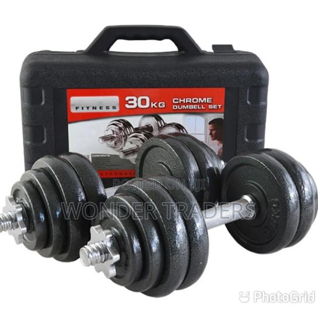 20kg Chrome Dumbbell - main view