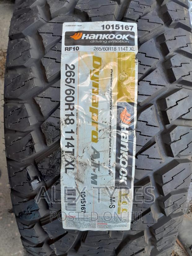 265/60r18 Hankooktires Made in Korea