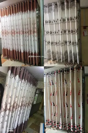 Generic Flowered Window Curtains for Bedroom and Livingroom