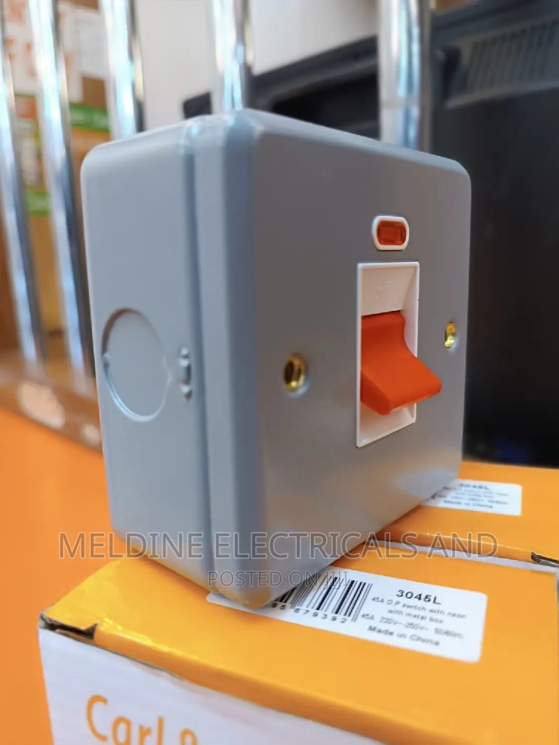 Metallic Switch 45A D.P Switch
