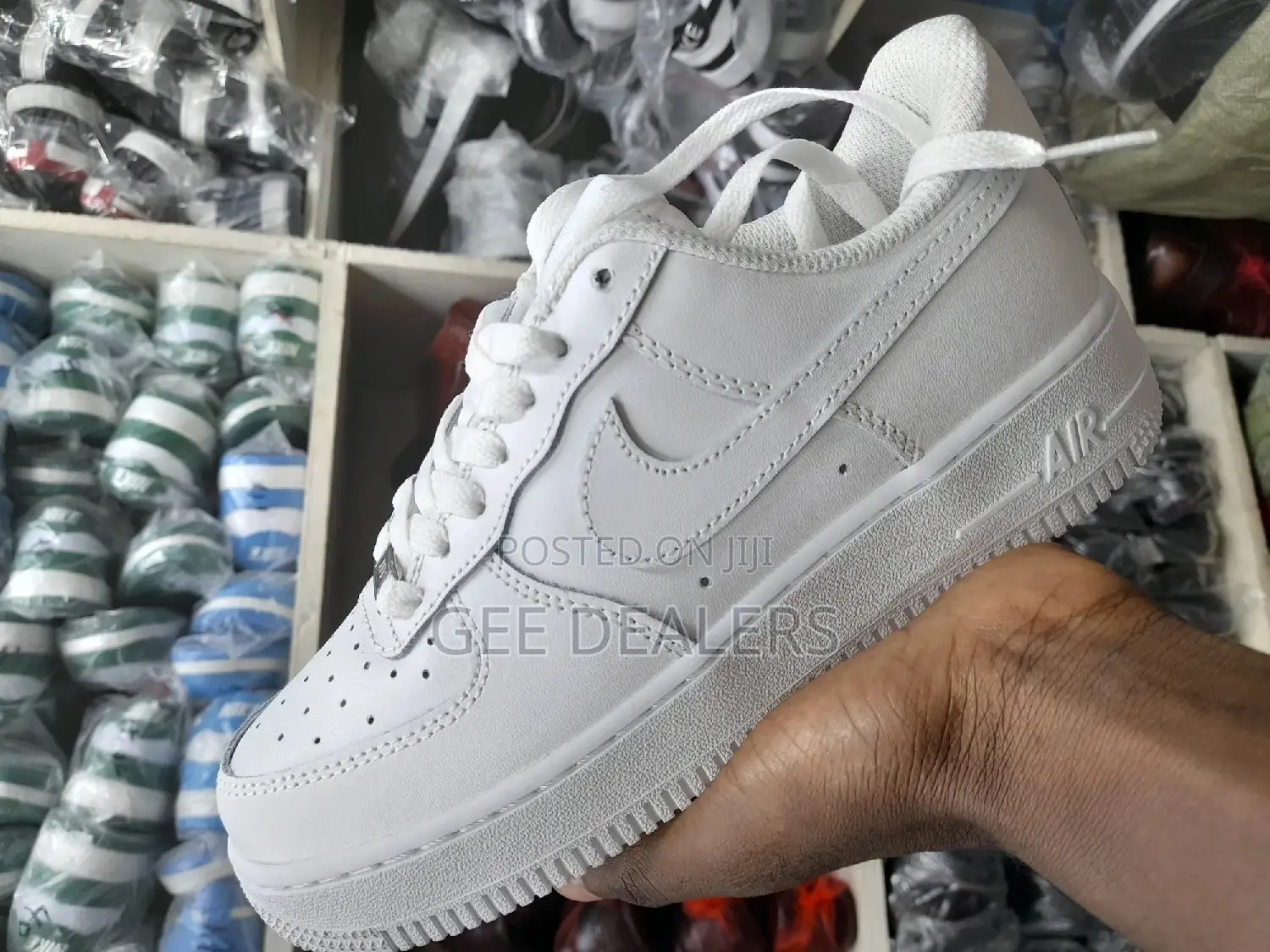 Airforce 1 White "Maziwa" Sneakers