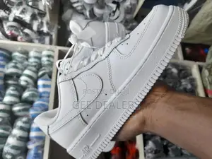 Airforce 1 White "Maziwa" Sneakers