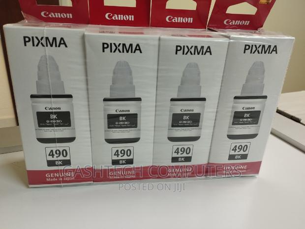 Sealed Canon Bk 490 Ink Gi-490<Bk>