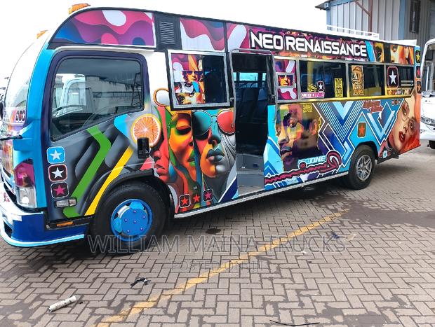 New Isuzu Executive Bus 2023 Blue - thumbnail 4