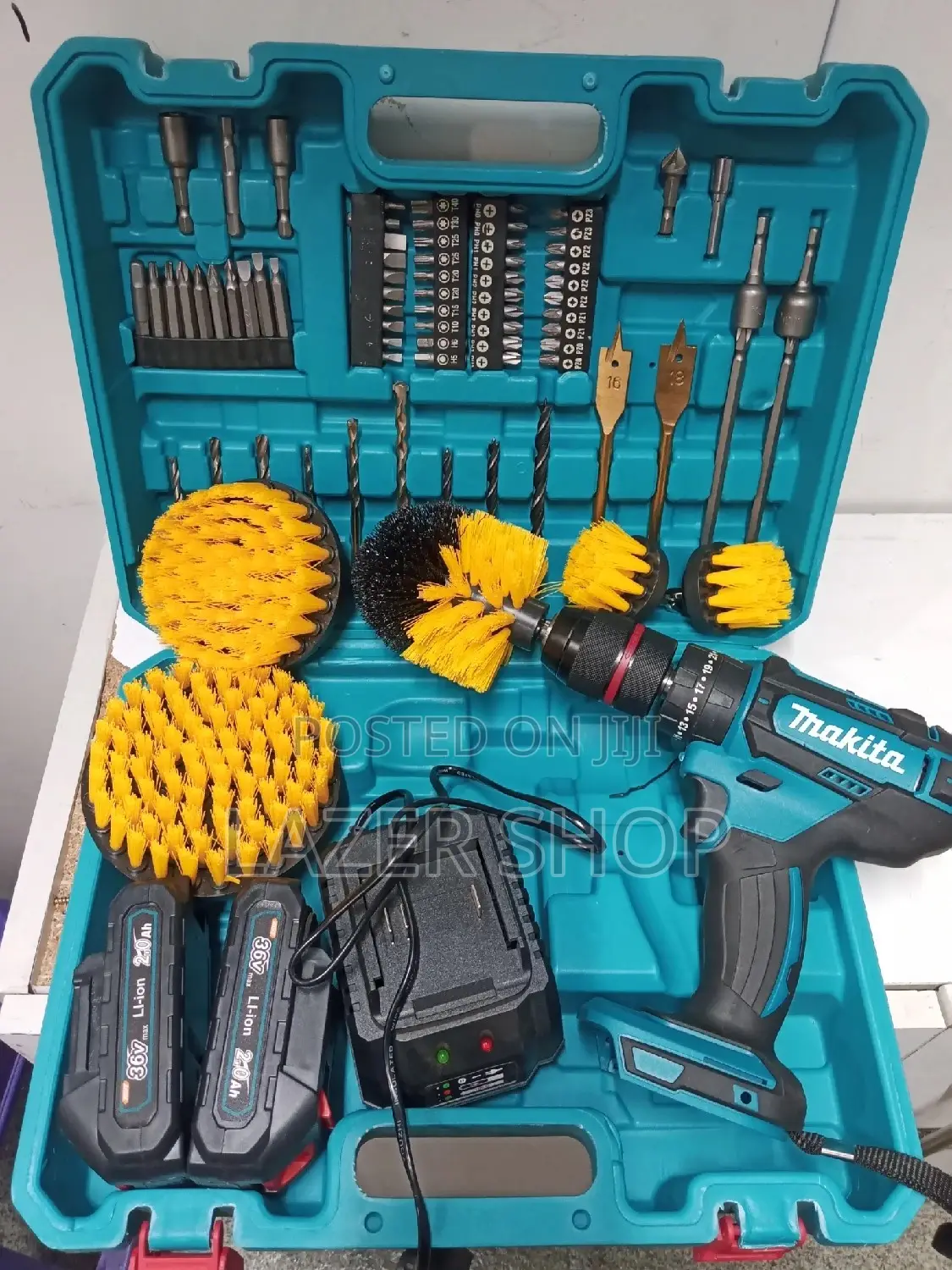 Cordless Drill Brush Combo